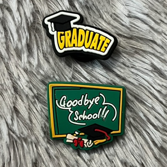 Graduation Croc Charm Set